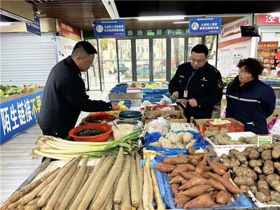 青阳县市场监管局强化农贸市场检查 助力文明城市创建
